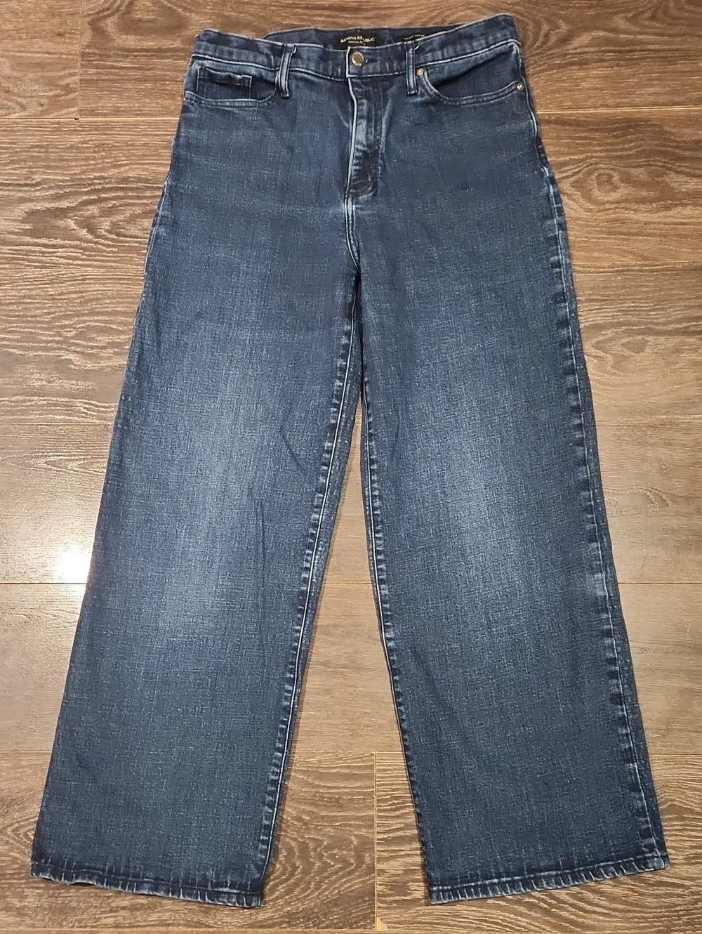 ❤️ BANANA REPUBLIC HIGH RISE WIDE LEG JEANS, 12 (31)